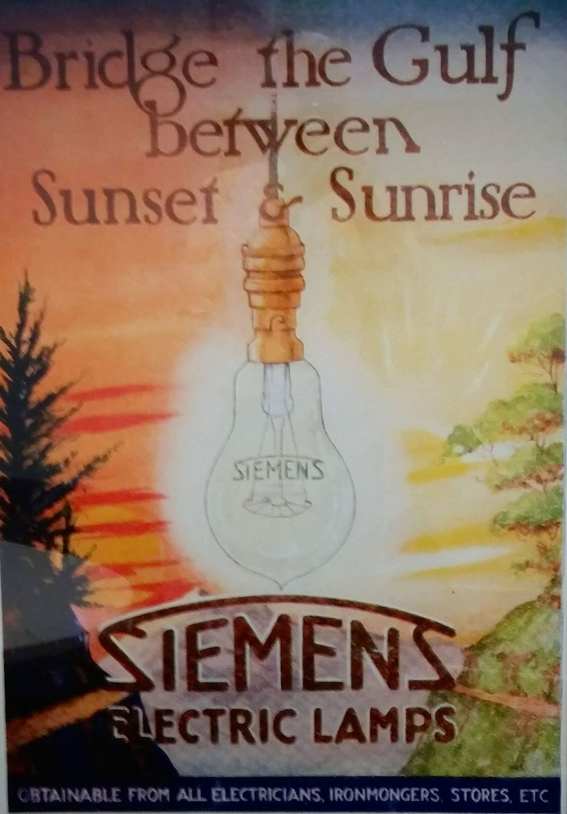 Siemens Poster from the 1920s: a Fitting Allegory for Siemens’s Aims in Harbin and Vladivostok. Wikimedia Commons.